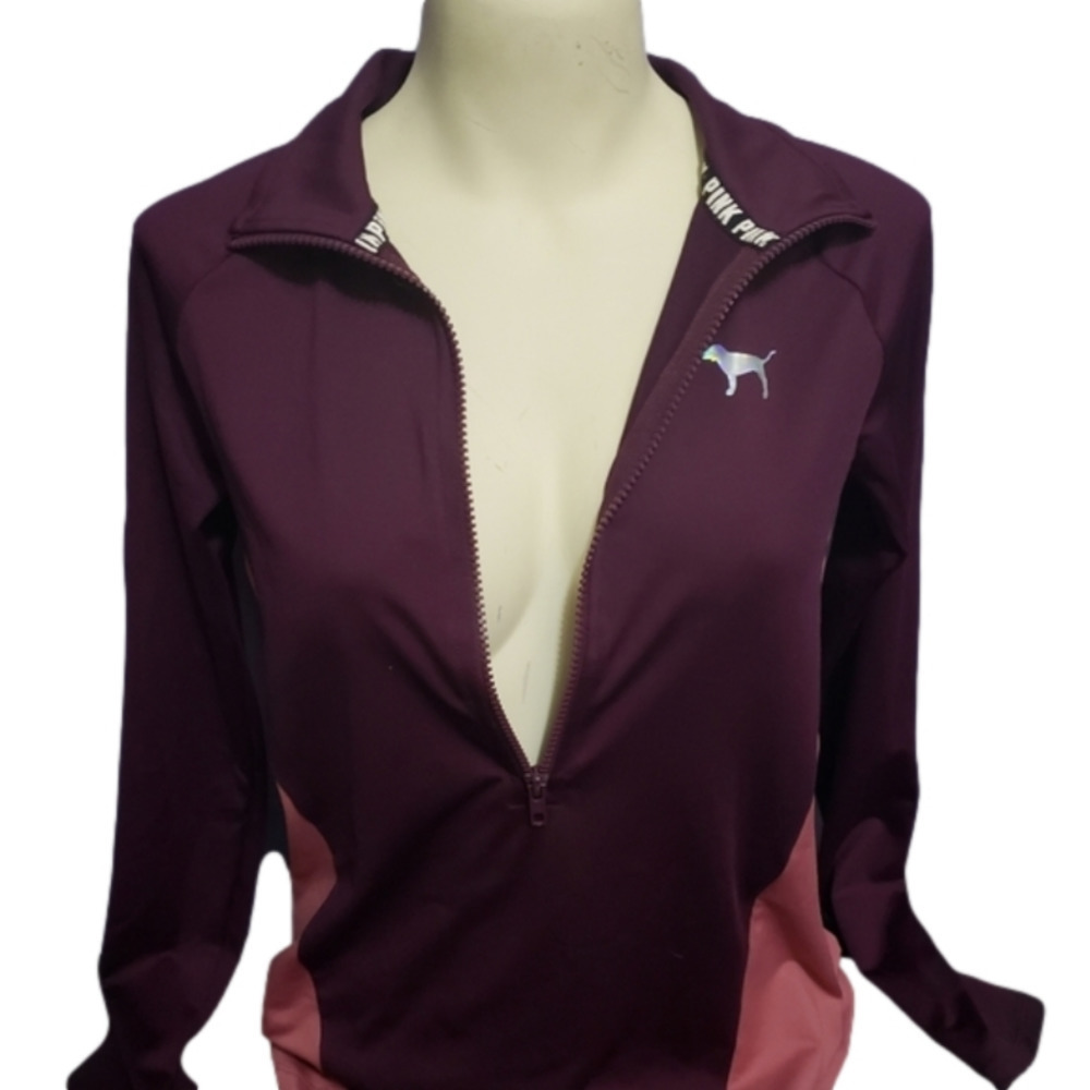 Victoria's Secret PINK Half Zipper Top